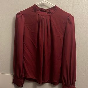 Wine Blouse